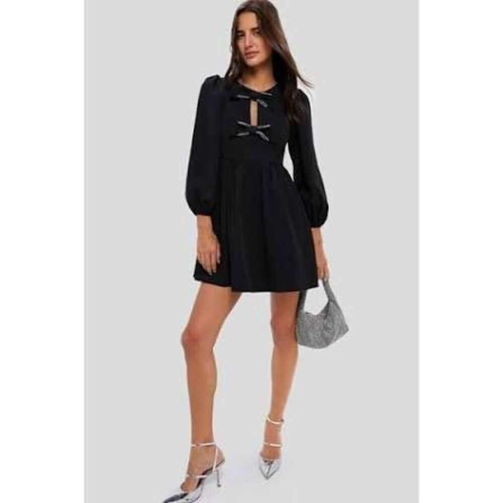Tuckernuck Hyacinth House Blair Embellished Bow Mini Dress